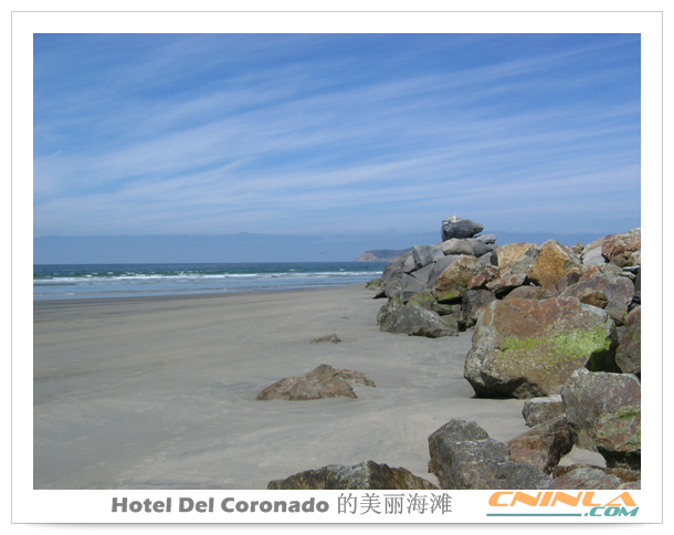 Hotel Del Coronado 的美丽海滩